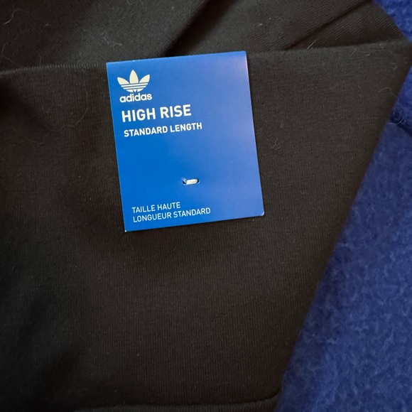 Adidas Black and White High-Waist Leggings - Picture 4 of 4